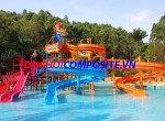 Đồ chơi liên hoàn cầu tuột hồ bơi